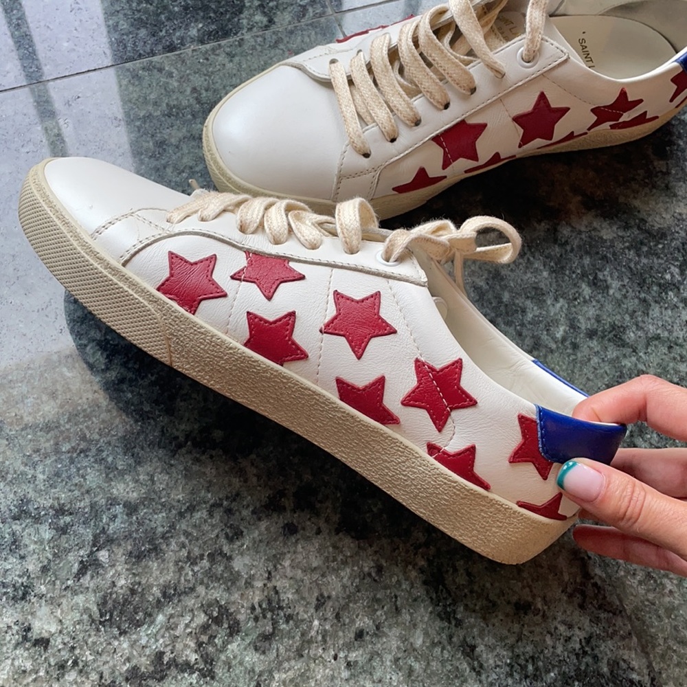 Saint laurent low top star sneaker - Picture 3 of 4
